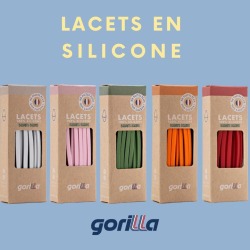 Lacets en silicone larges