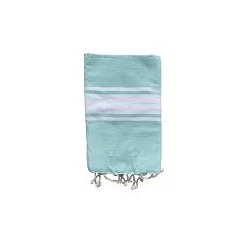 Fouta bandes larges bleue...