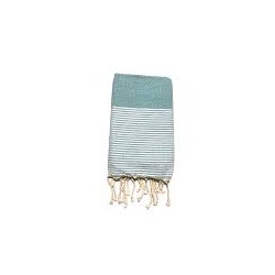 Fouta bleue claire