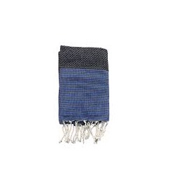 Fouta bleue marine